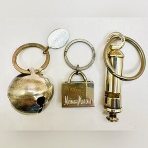 **SOLD**Neiman Marcus Silver Tone Keychain Collection
